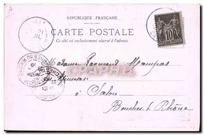 Auvergne — La Bourrée — Editor Moréol-Gourguillon, 4, rue de l'Écu, Clermont-Ferrand — Verso