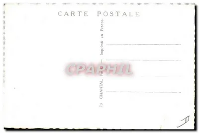 Portret mężczyzny — wydawca Chantal, Paryż — numer serii nie widoczny — Rewers