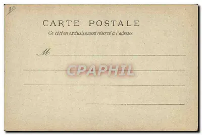 Sr. Eduardo López de Romaña — Presidente da República do Peru — Exposição Universal de Paris 1900 — Carta oficial Photocol 1088 — Verso