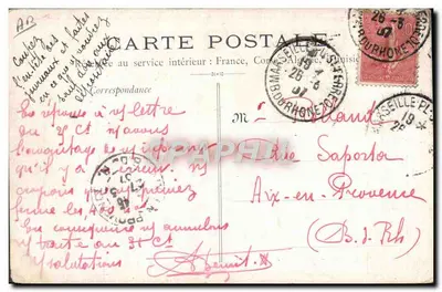 Uffici della Direzione — L’Imprimerie de la Provence Sportive — Similigravure Costa et Dutour — Verso