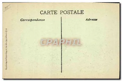 S.S. BELGRANO — Navio a vapor — Editor H. Gérinraud, Marselha — Verso