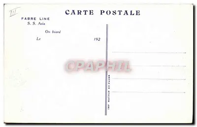 एस.एस. एशिया — फ़ाब्रे के जहाज की लाइन — 192 — पीछे