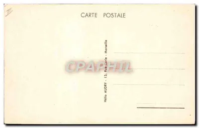 Paquebote "El Djezair" — Companhia de Navegação Mista (Cie Touache) — Hélio Audry, Marselha — Verso