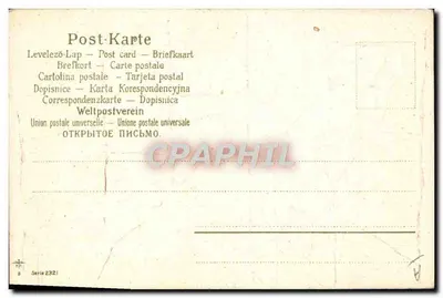 Biały szczur — skaczący po czerwonych cegłach — wydawca nieznany, seria 2321 — Rewers