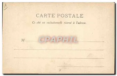Femme en tablier — Puddayrie A. Bergoret et Ch. — Nîmes — Verso