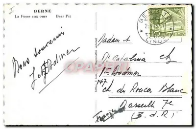 Bärengraben em Bern — Edição P. Sam. — n°147 — Verso