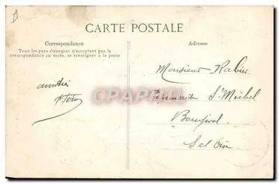 En Bretagne — Jeune Bretonne et son porte-bonheur — Verso