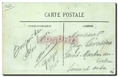 Marktscènes in Bretagne — Gewoonten en Types uit Bretagne — LL. — n°12 — Achterkant