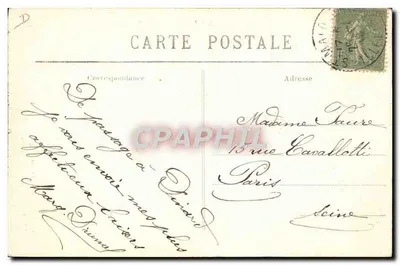 Le Quemener, velho alfaiate de Coray — Coleção Villard, Quimper — Verso