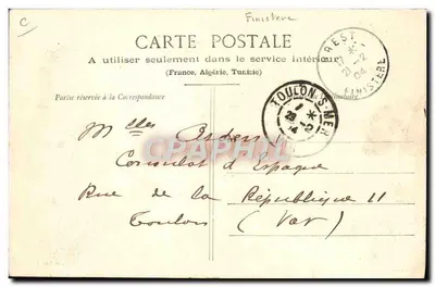 Plougastral — As Danças — Coleção Lébégot, n°16 — Verso