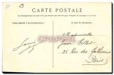 Stary Brodeur z Pont-l'Abbé — Zbiór Villard, Quimper — n° 1298 — Rewers