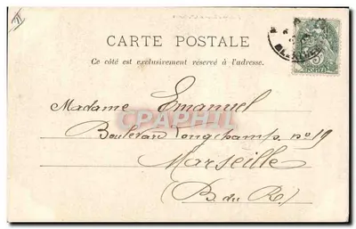 Jean Jaurès — Apoio aos eleitores — Fotógrafo Rouver e Cie, Nîmes, n°4 — Verso