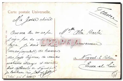 Fumiarz z hašišem — Egipcja — wydawca Lichtentstein & Marari, n° 196 — Rewers
