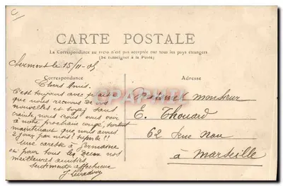 L'Auvergne — Un Attelage Auvergnat — M.T. I.L. — Achterkant