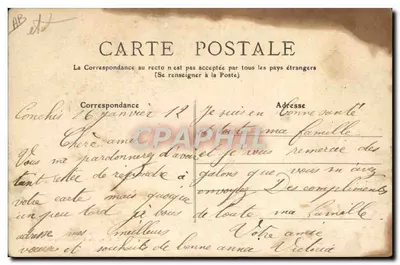 Les Cévennes Pittoresques — Um Attelage de la Montagne — C. Artige fils, editor, Auvillar (Aude) — Verso