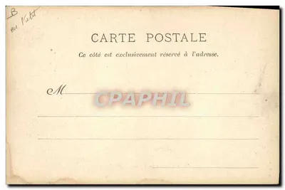 Paysanos Lourdaïs — cena de rua com carruagem puxada por bois — L. M., L. (editor) — Verso