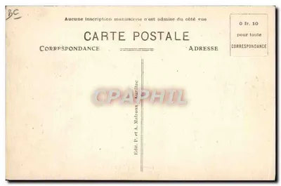 In Auvergne — 750 Uu Attelage — Edit. P. et A. Malroux — Achterkant
