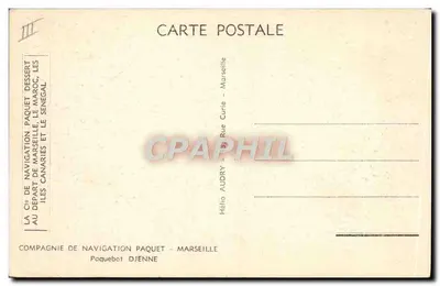 Sleepboot Djenne — Compagnie de Navigation Paquet — Marseille — Achterkant