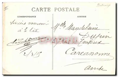 Rochefort-sur-Mer — O "Duguy-Trouin" passando sob o Ponte Transbordeur — Coleção Ch. Gianbiasi — Verso