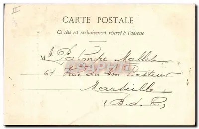 Weihnachten von Petit Ramouzen — Phototypie A. Bergeret et Cie — Nancy — Rückseite