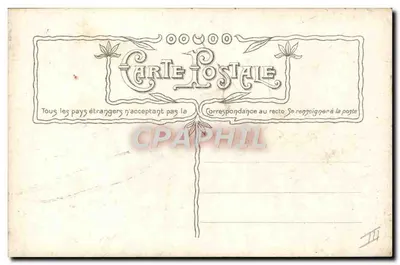 Sainte Marie — ilustração Art Nouveau — editor Crasson Târgu — Verso
