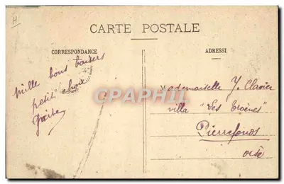 LYON - Place Bellecour - De Wagen met Geiten - E. R. - n°270 — Achterkant