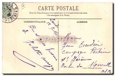 Lourdes — Le Capre — LL. — Verso