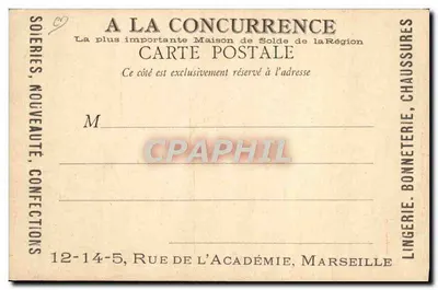 Parigi — I Campi Elyséi — Le Auto con le Capre — B. F. Parigi, n°231 — Verso