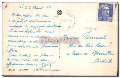 Luchon — O pastor das Montanhas — editor Luchon — Verso