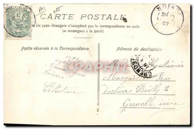 Chevrière — Camponesa com cabra — editor não identificado — Verso