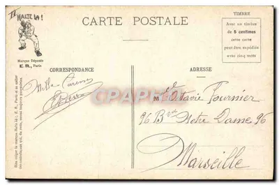 No Batimento das Coberturas! — Cenas Militares, N° 679 — E.R. Paris — Verso