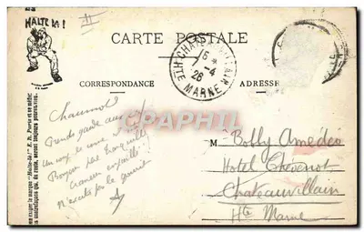 Meus utensílios e ferramentas militares — HALTE-LÀ ! E.R. Paxis (N° diponi) — Verso