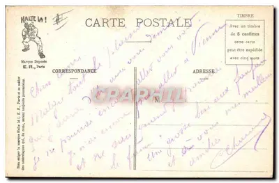 A ARMADA MODERNA — Na sala de descanso — E.R. PARIS (Modelo depositado, N°2109) — Verso