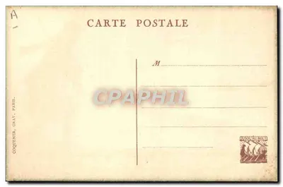 Soldado em silhueta sobre um paisagem invernal — texto impresso 'PAIX SUR LA TERRE AUX HOMMES DE BONNE VOLONTÉ' — editor Coqueméer, Grav. Paris — Verso