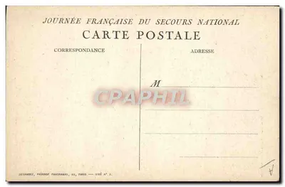 Mulher coroada — cena religiosa — C. Leandu 1915 — Verso