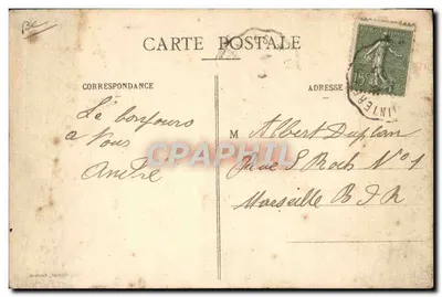 La Vie au Champ. — La Rentrée des Champs — H. Sorah, Sillé-le-Guillaume, Sarthe — Verso