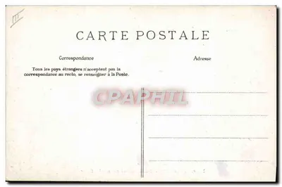 Familia en el bosque — Bajo un gran árbol — Tarjeta postal anónima — Reverso
