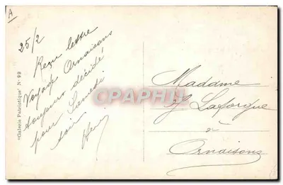 René Viviani — Portrait officiel — Phot. Manuel, Paris, N° 99 — Verso
