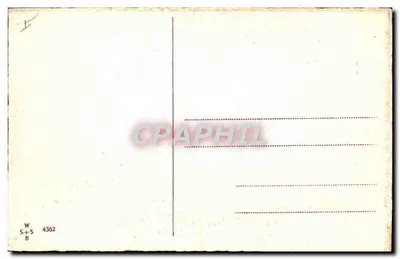Temat: Zające Wielkanocne — Wesołej Wielkanocy — wydawca S+S, nr 4362 — Rewers