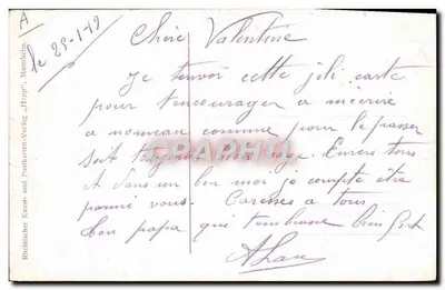 D'r echte Pälzer — Fröhlich Palz — Gott erhalts — editor Hoppe, n° A — Verso