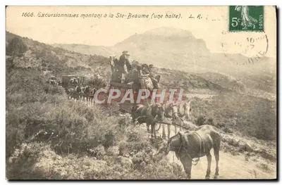 Excursionistas subindo à Ste-Beaume (uma parada) — L. R. — 1806