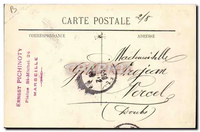 La Ste-BAUME - Aankomst van toeristen via Nans — L.★ — Achterkant
