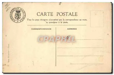 Le Paquebot "ERIDAN" — paquebot des Messageries Maritimes — éditeur IMPRIMÉ SUR LA CARTE — Verso