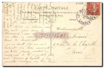 Ile-de-Ré — L'Âne en culotte — Départ pour les champs — A. Bonnemaison, La Rochelle — Verso