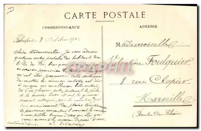 Isle of Ré — The Donkey in Trousers — Departure for Fishing — Bougnard, publisher La Rochelle — Back