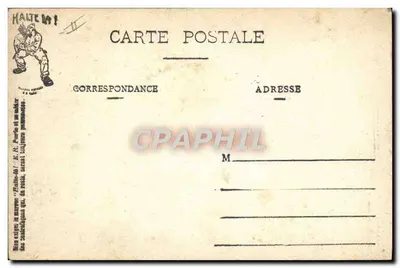 A Vida Militar — Malta no Falet!!! — E.R. Paris, Modelo depositado n° 14877 — Verso