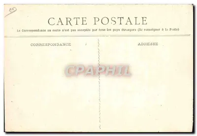 Mulher em traje bretão — propaganda para os Caminhos de Ferro do Estado — editor Grégoire, n° 1 — Verso