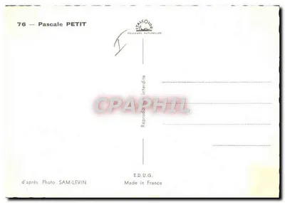 Pascale PETIT — retrato — Éd. U.G. n°76 — Verso