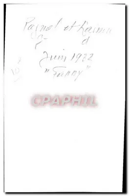 Pagnol i Raimu — czerwiec 1932 — "Fanny" — Rewers
