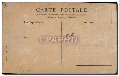 Kral ve Başkan — Saint-Pierre Meydanı — «Le Sans-Souci» gazetesinin ödüllü kartı — Arka yüz